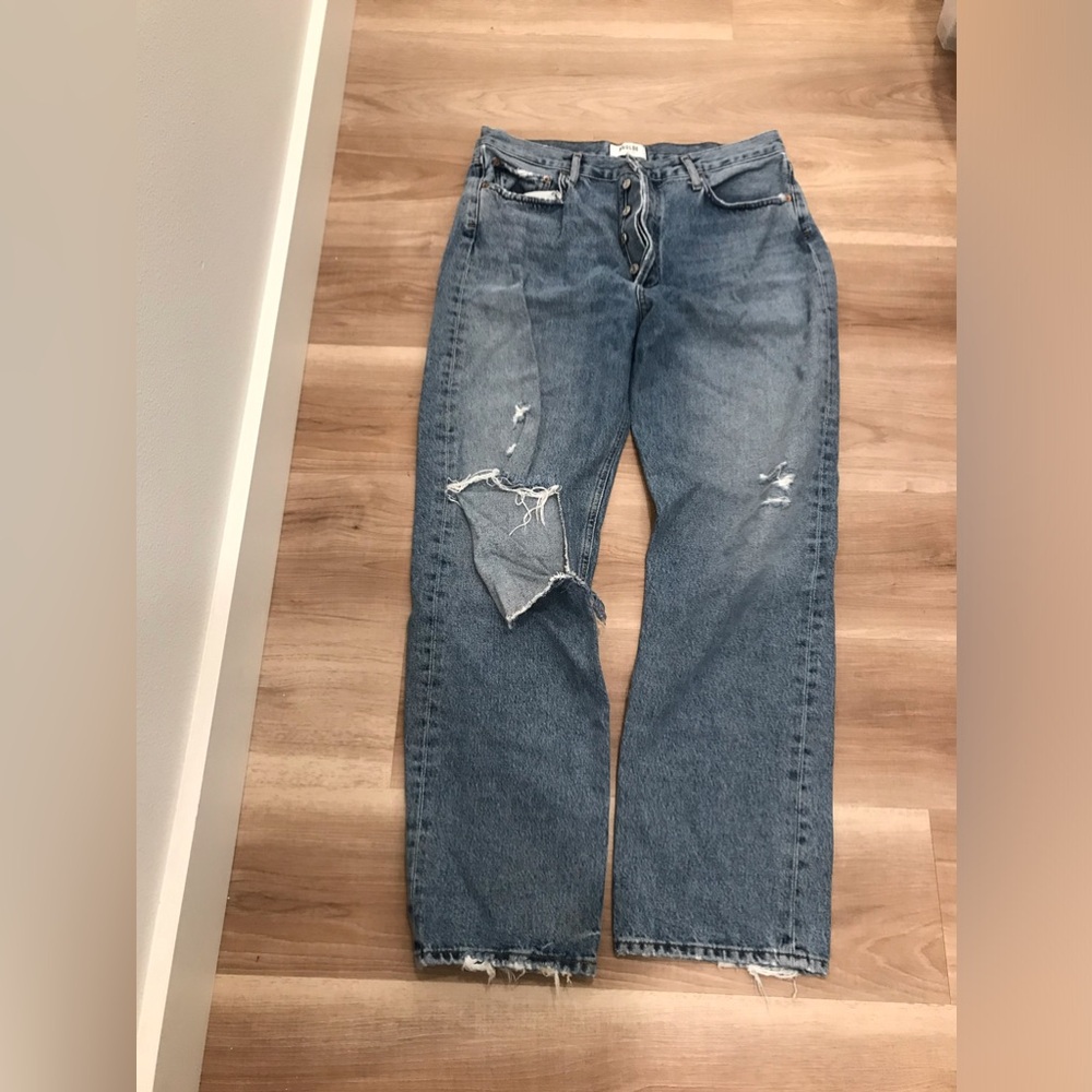 Agolde 90's Pinch Waist High Rise Straight Jeans